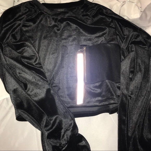 Reflective crop top - Picture 1 of 2